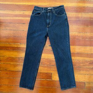 Levi's 70s High Slim Straight Leg Cigarette Jeans Dark Wash Size 30